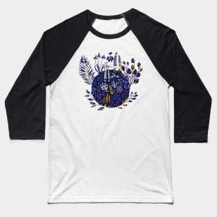 Dreamy Watercolor Flowers Baseball T-Shirt